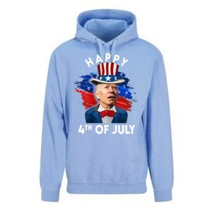 Joe Biden Happy Fourth Of July Funny Gift Usa Flag Memorial Day Cool Gift Unisex Surf Hoodie