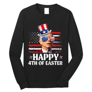 Joe Biden Happy 4th Of Easter Confused 4th Of July  Long Sleeve Shirt