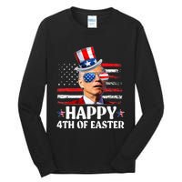 Joe Biden Happy 4th Of Easter Confused 4th Of July  Tall Long Sleeve T-Shirt