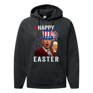 Joe Biden Happy Easter 4th Of July For Funny Independent Day Performance Fleece Hoodie