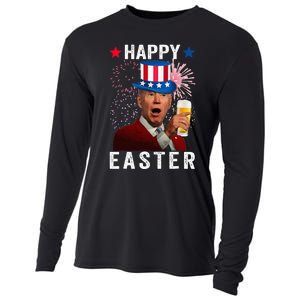 Joe Biden Happy Easter 4th Of July For Funny Independent Day Cooling Performance Long Sleeve Crew