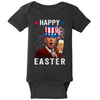 Joe Biden Happy Easter 4th Of July For Funny Independent Day Baby Bodysuit