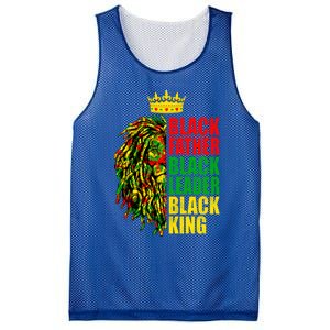 Juneteenth Black History Month Lion Black Father Leader Gift Mesh Reversible Basketball Jersey Tank