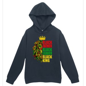 Juneteenth Black History Month Lion Black Father Leader Gift Urban Pullover Hoodie