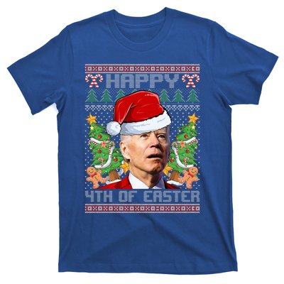 Joe Biden Happy 4th Easter Ugly Christmas Sweater  T-Shirt