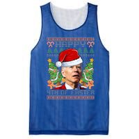 Joe Biden Happy 4th Easter Ugly Christmas Sweater  Mesh Reversible Basketball Jersey Tank