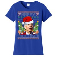 Joe Biden Happy 4th Easter Ugly Christmas Sweater  Women's T-Shirt