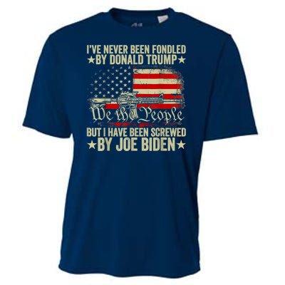 Joe Biden Has Screwed Me Cooling Performance Crew T-Shirt