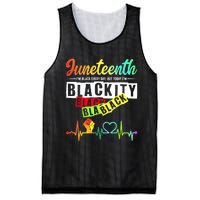 Juneteenth Blackity Heartbeat Black History African America Mesh Reversible Basketball Jersey Tank