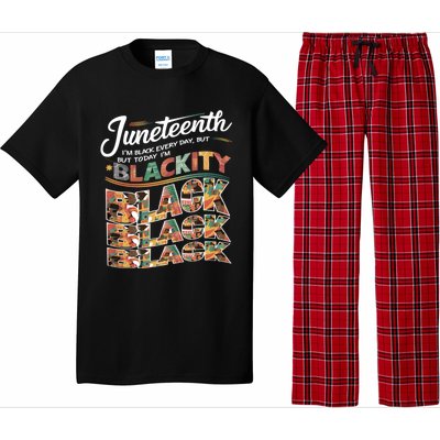 Junenth Blackity Heartbeat Black America History African Gift Pajama Set