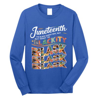 Junenth Blackity Heartbeat Black America History African Gift Long Sleeve Shirt