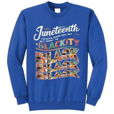 Junenth Blackity Heartbeat Black America History African Gift Sweatshirt