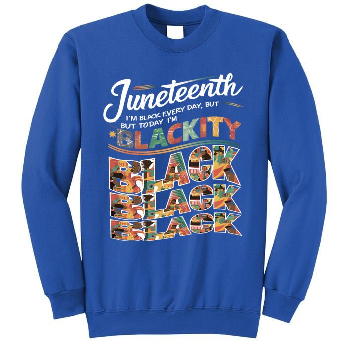 Junenth Blackity Heartbeat Black America History African Gift Sweatshirt