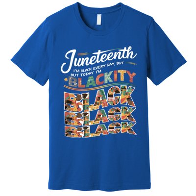 Junenth Blackity Heartbeat Black America History African Gift Premium T-Shirt