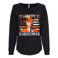 Joe Biden Happy Halloween Happy Christmas US Flag Womens California Wash Sweatshirt