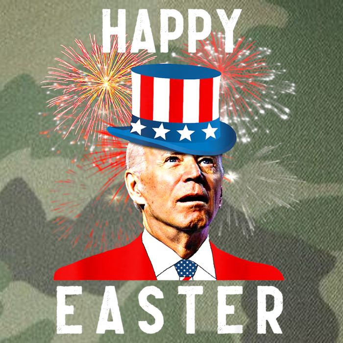 Joe Biden Happy Easter For Funny 4th Of July Legacy Tie Dye Trucker Hat
