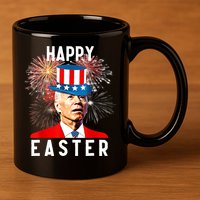 Joe Biden Happy Easter For Funny 4th Of July 11oz C Handle Ceramic Mug