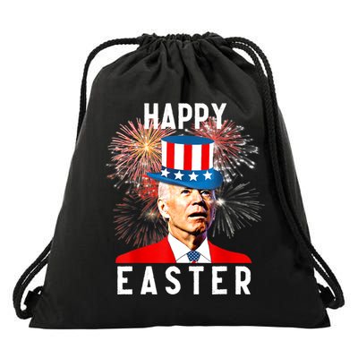 Joe Biden Happy Easter For Funny 4th Of July Drawstring Bag