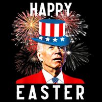 Joe Biden Happy Easter For Funny 4th Of July Drawstring Bag