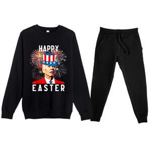 Joe Biden Happy Easter For Funny 4th Of July Premium Crewneck Sweatsuit Set