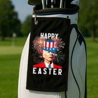 Joe Biden Happy Easter For Funny 4th Of July Golf Towel