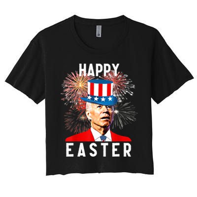 Joe Biden Happy Easter For Funny 4th Of July Crop Top