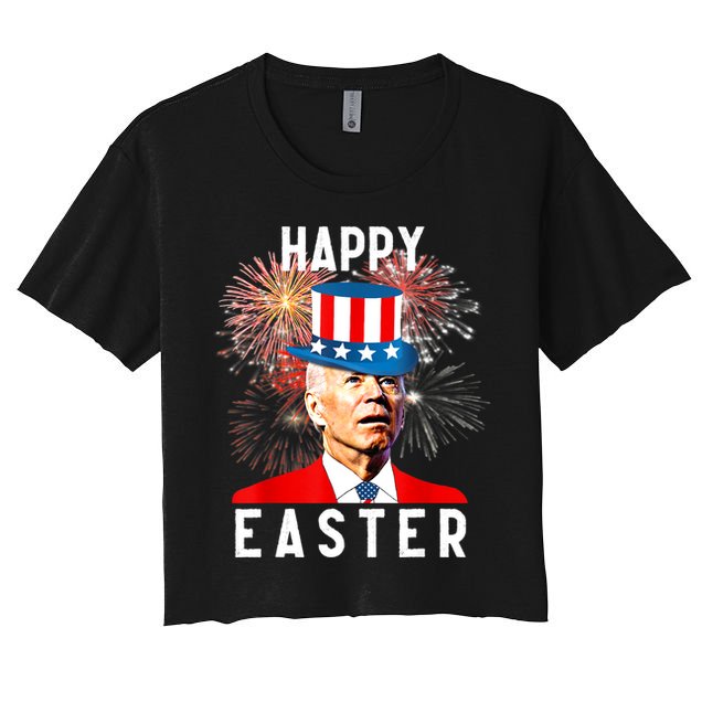 Joe Biden Happy Easter For Funny 4th Of July Crop Top