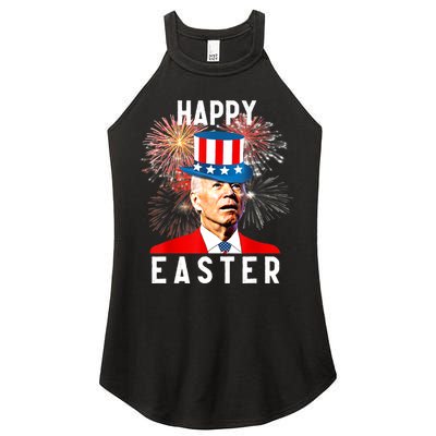 Joe Biden Happy Easter For Funny 4th Of July Women's Perfect Tri Rocker Tank