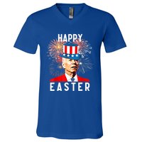 Joe Biden Happy Easter For Funny 4th Of July V-Neck T-Shirt