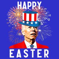 Joe Biden Happy Easter For Funny 4th Of July Button