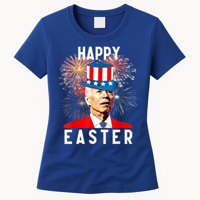 Joe Biden Happy Easter For Funny 4th Of July Womens T-Shirt