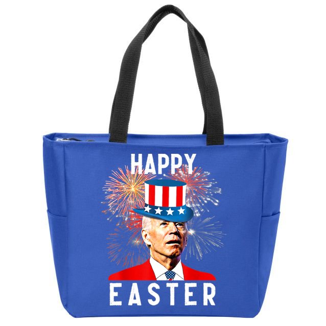 Joe Biden Happy Easter For Funny 4th Of July Zip Tote Bag