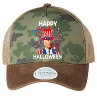 Joe Biden Happy Halloween For Funny 4th Of July Legacy Tie Dye Trucker Hat
