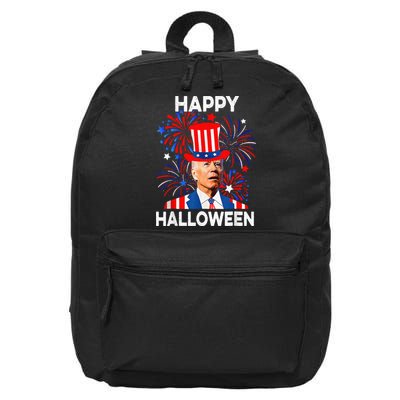 Joe Biden Happy Halloween For Funny 4th Of July 16 in Basic Backpack