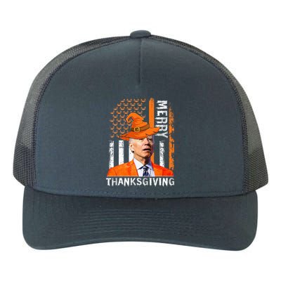 Joe Biden Happy Halloween Merry Thanksgiving US Flag Yupoong Adult 5-Panel Trucker Hat