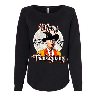 Joe Biden Halloween Costume Confused For Thanksgiving Womens California Wash Sweatshirt