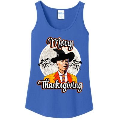 Joe Biden Halloween Costume Confused For Thanksgiving Ladies Essential Tank