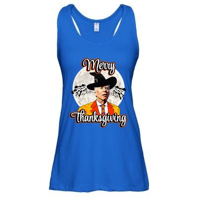 Joe Biden Halloween Costume Confused For Thanksgiving Ladies Essential Flowy Tank