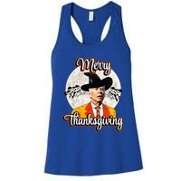 Joe Biden Halloween Costume Confused For Thanksgiving Women's Racerback Tank