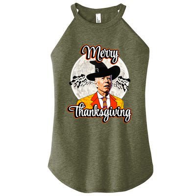 Joe Biden Halloween Costume Confused For Thanksgiving Women's Perfect Tri Rocker Tank