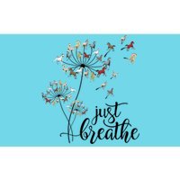 Just Breathe Horse Dandelion Fly Flower Great Gift Bumper Sticker