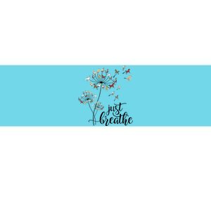 Just Breathe Horse Dandelion Fly Flower Great Gift Bumper Sticker