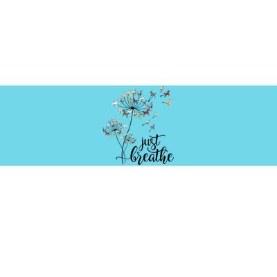 Just Breathe Horse Dandelion Fly Flower Great Gift Bumper Sticker