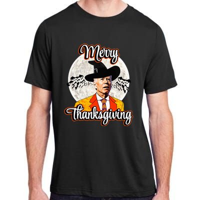 Joe Biden Halloween Costume Confused For Thanksgiving Adult ChromaSoft Performance T-Shirt