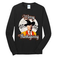 Joe Biden Halloween Costume Confused For Thanksgiving Tall Long Sleeve T-Shirt