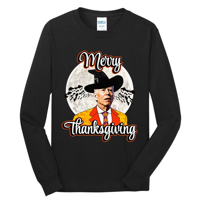 Joe Biden Halloween Costume Confused For Thanksgiving Tall Long Sleeve T-Shirt