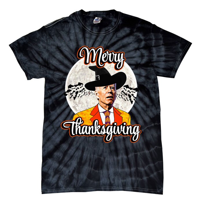 Joe Biden Halloween Costume Confused For Thanksgiving Tie-Dye T-Shirt