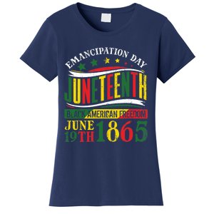 Juneteenth Black History Celebrating Black Freedom 1865 Women's T-Shirt