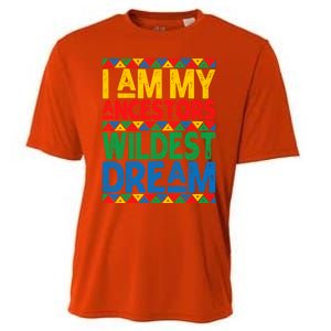 Juneteenth Black History I Am My Ancestors Wildest Blm Dream Cute Gift Cooling Performance Crew T-Shirt