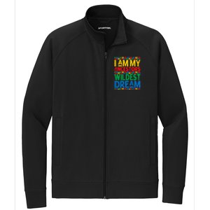 Juneteenth Black History I Am My Ancestors Wildest Blm Dream Cute Gift Stretch Full-Zip Cadet Jacket